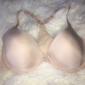 Nude Front Clasp Bra Lightly Lined